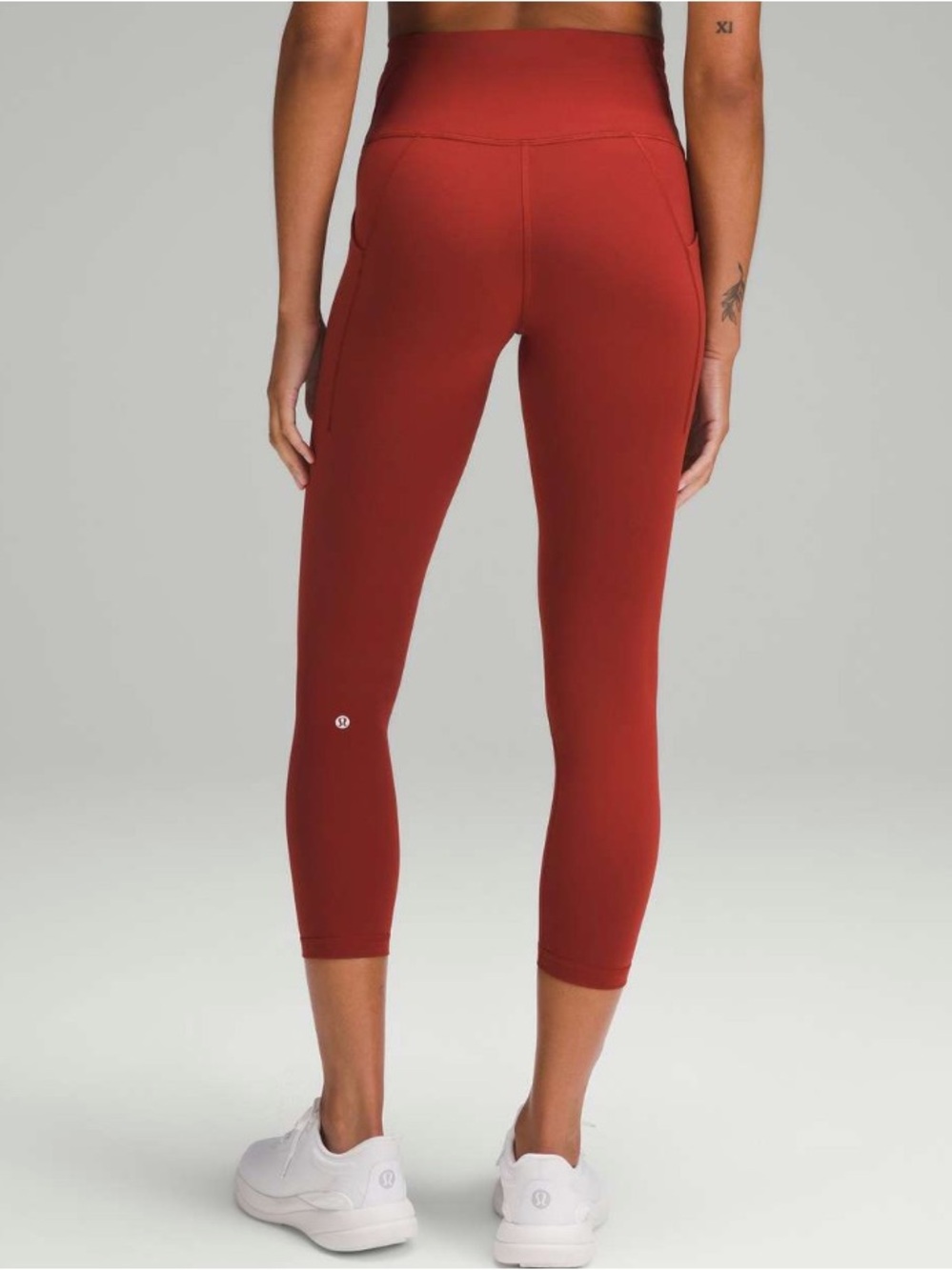 Lululemon Wunder Train High Rise Tight with Pockets Terra Orange 25” Size 2